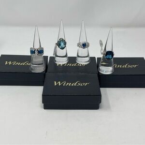 Windsor Ring Lot Of 4, Size 6 NIB Fashion Rings
